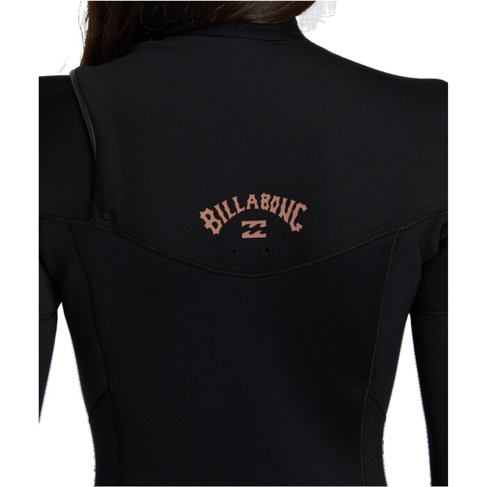 2024 Billabong Womens Foil 5/4mm Chest Zip wetsuit ABJW100213 - Black